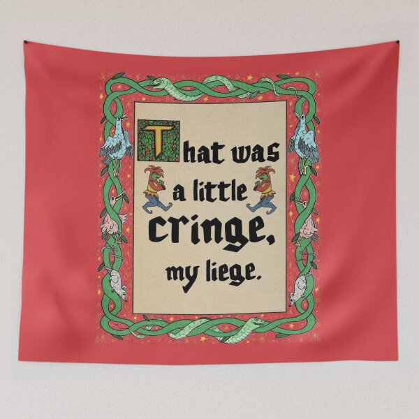 Item preview, a little cringe my liege designed and sold by ThiccAndSik.