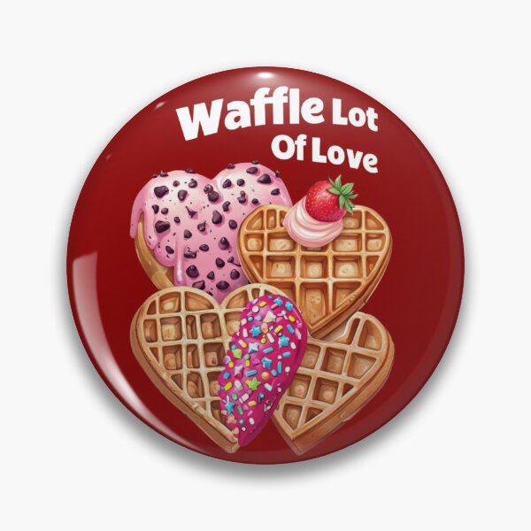 Item preview, Waffle Lot of Love – Cute Heart Waffle Breakfast Lover T-Shirt designed and sold by TeesByOquad.