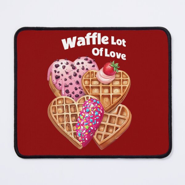 Item preview, Waffle Lot of Love – Cute Heart Waffle Breakfast Lover T-Shirt designed and sold by TeesByOquad.