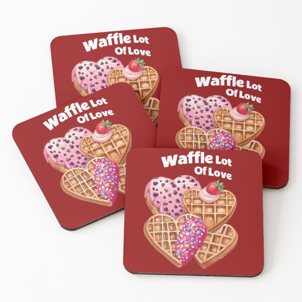 Item preview, Waffle Lot of Love – Cute Heart Waffle Breakfast Lover T-Shirt designed and sold by TeesByOquad.