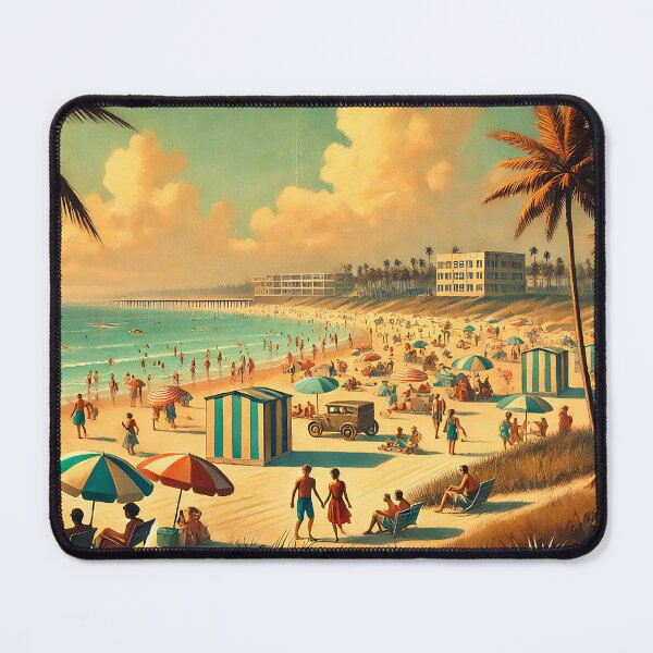 Aperçu de l'œuvre Vacances à la plage vintage 1 créée et vendue par SteadyRolling.