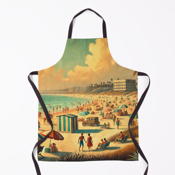 Item preview, Vintage Beach Holiday 1 designed and sold by SteadyRolling.