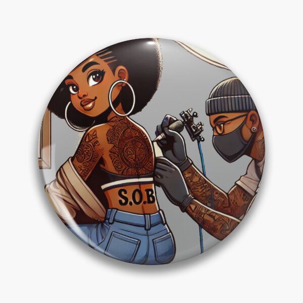 Item preview, "Ink & Identity: A Bold Statement" designed and sold by Kimmy and Zamiah Art.