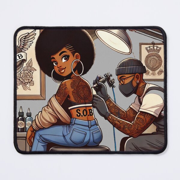 Item preview, "Ink & Identity: A Bold Statement" designed and sold by Kimmy and Zamiah Art.