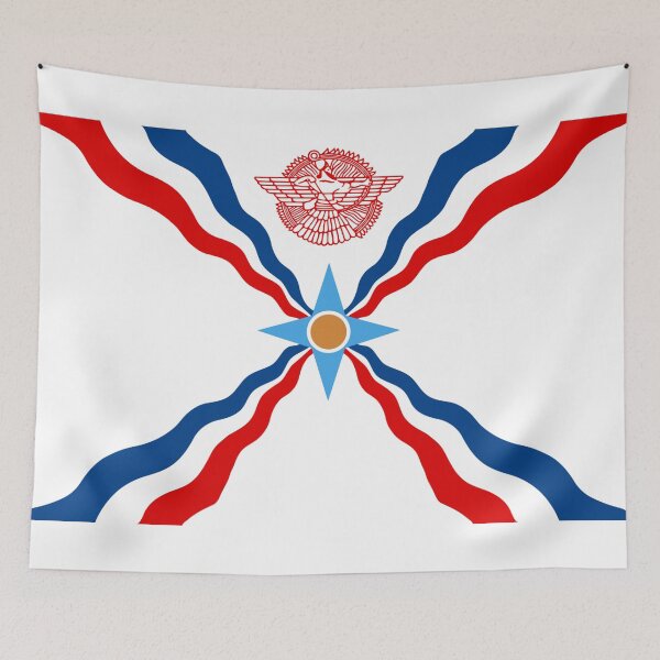 Item preview, Flag of Assyrian designed and sold by Beluga Cat.
