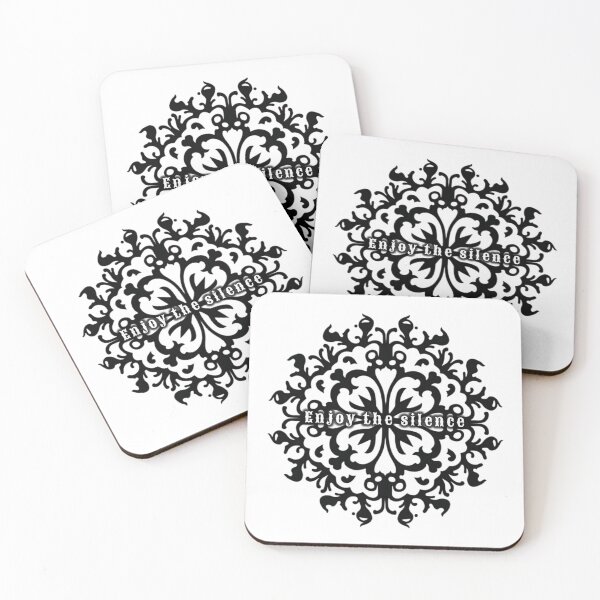 Item preview, Enjoy the silence Black mandala designed and sold by Buda--Vibes.