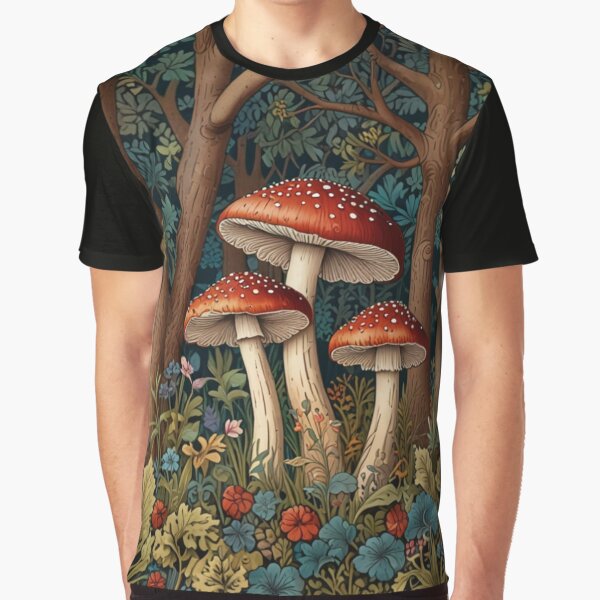 Artikel-Vorschau von Retro rote Pilze Wald Boho Wald, designt und verkauft von hollycooper.
