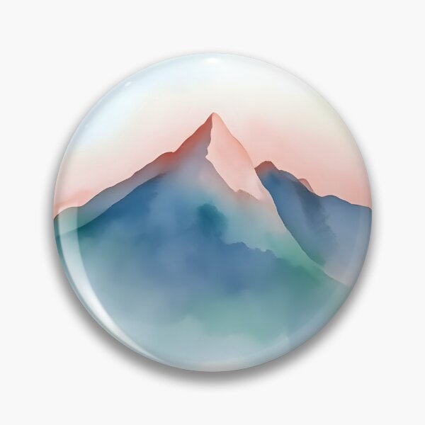 Item preview, Pastel Watercolor Peaks designed and sold by Shirtastically.
