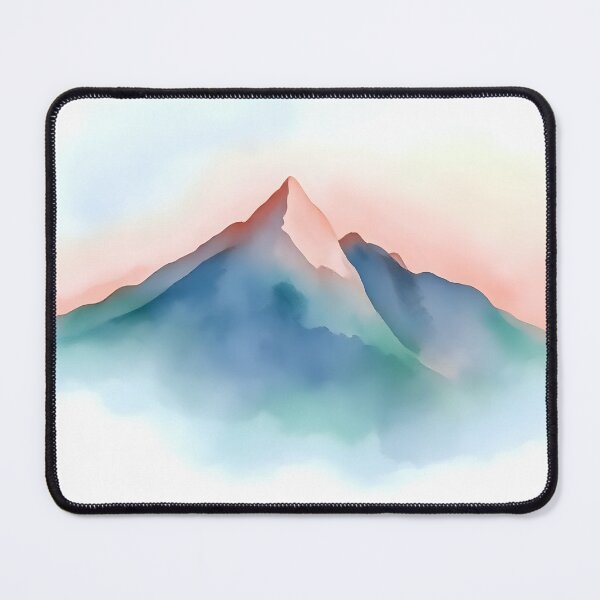 Item preview, Pastel Watercolor Peaks designed and sold by Shirtastically.