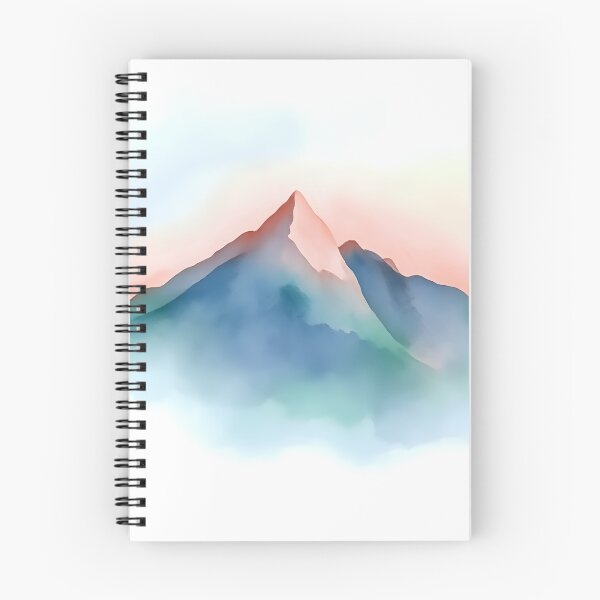 Item preview, Pastel Watercolor Peaks designed and sold by Shirtastically.