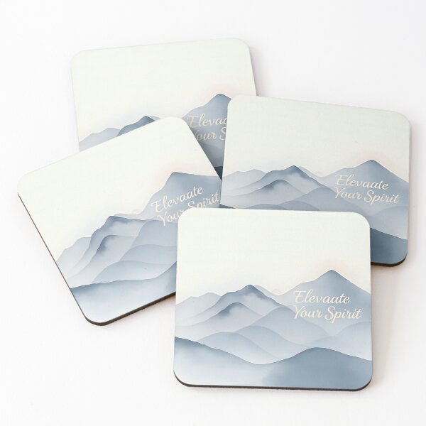 Item preview, Elevate Your Spirit - Serene Mountain Landscape designed and sold by Shirtastically.