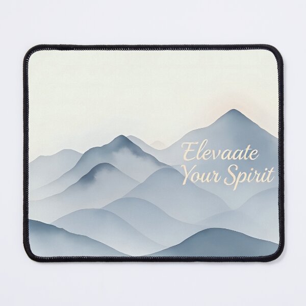 Item preview, Elevate Your Spirit - Serene Mountain Landscape designed and sold by Shirtastically.
