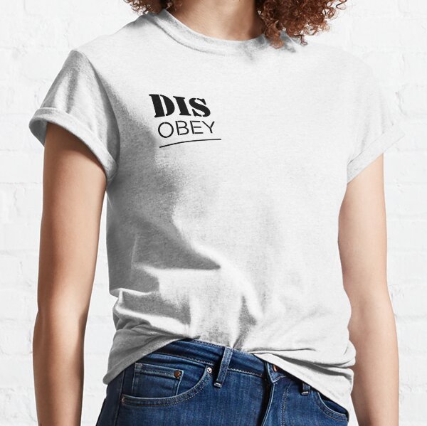 Item preview, Disobey sign designed and sold by Nutgraf.