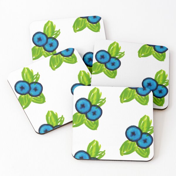 Item preview, Marlee’s Collection: Blueberries w/ Leaves designed and sold by DoodlesByPapaya.