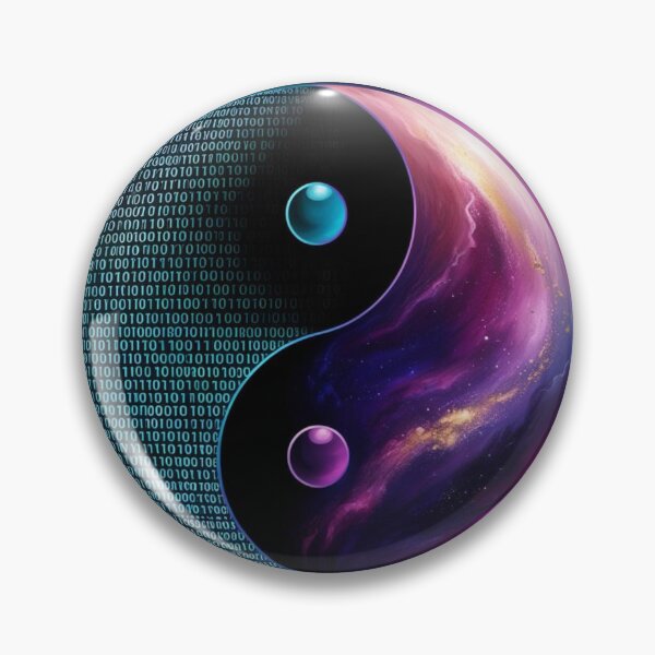 Item preview, Yin Yang of the Digital Cosmos designed and sold by StormArte.
