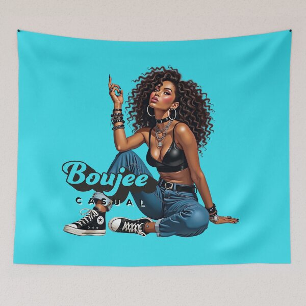 Item preview, Boujee Casual – Chic Streetwear Fashion Art designed and sold by QPTheeArtist.