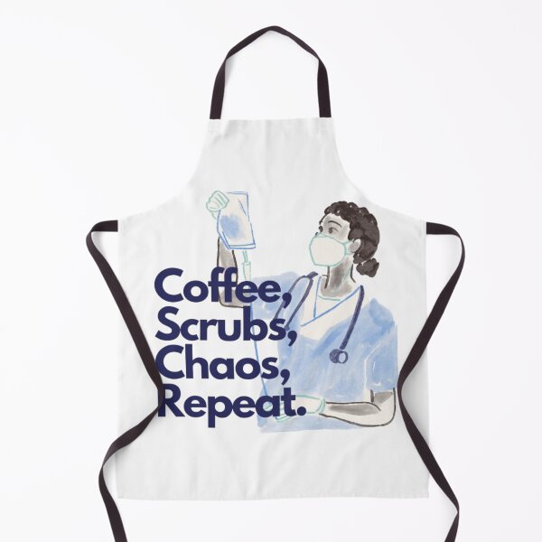 Item preview, Café, exfoliantes, caos, repetición: diseño divertido de vida de enfermera designed and sold by StylesVero.