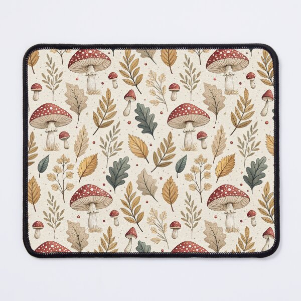 Item preview, Autumn Mushrooms and Fall Leaves designed and sold by CraftsEtc.