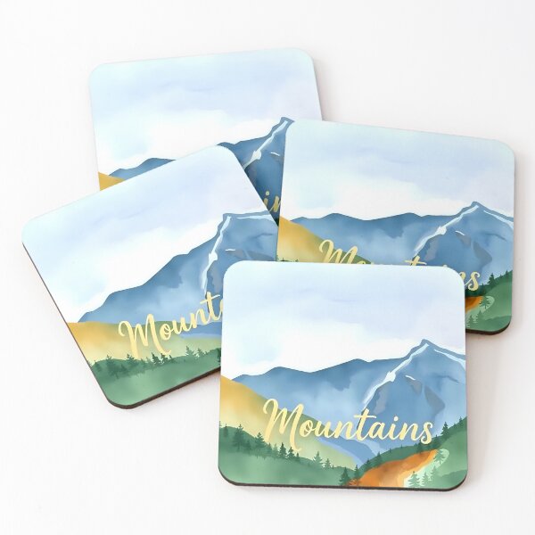 Item preview, Majestic Mountain Watercolor designed and sold by Shirtastically.
