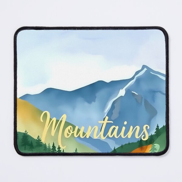 Item preview, Majestic Mountain Watercolor designed and sold by Shirtastically.