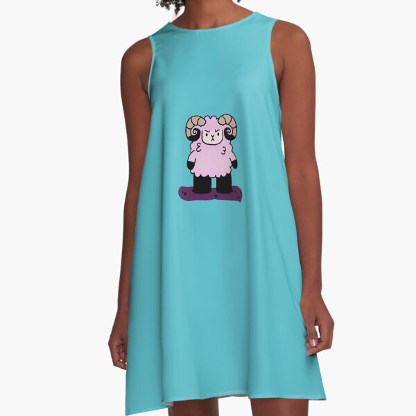 Item preview, angry sheep illustration designed and sold by ArtZombieStore.