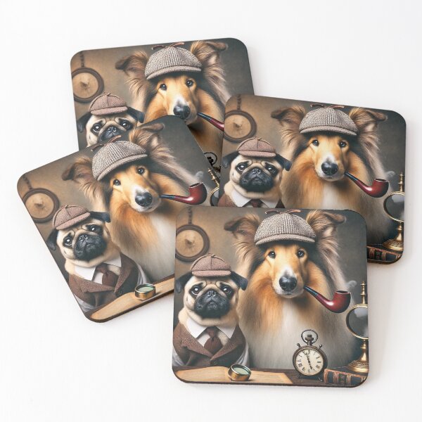 Item preview, Sir Barkington and Doctor Sniffson designed and sold by La bottega del tempo.