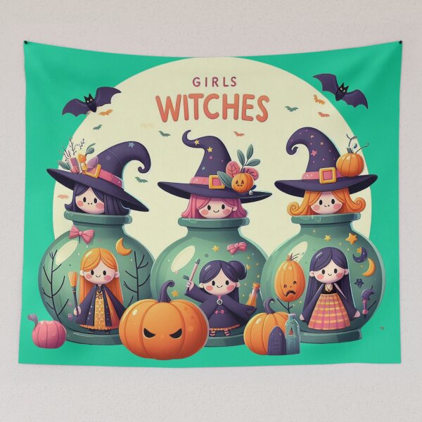 Item preview, Girls Witches designed and sold by Priscilla Souza de Alcantara.