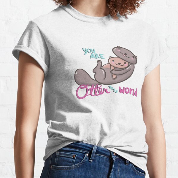 Vista previa del artículo con la obra «Eres la nutria de este mundo», diseñado y vendido por SimplyEvelynCo.