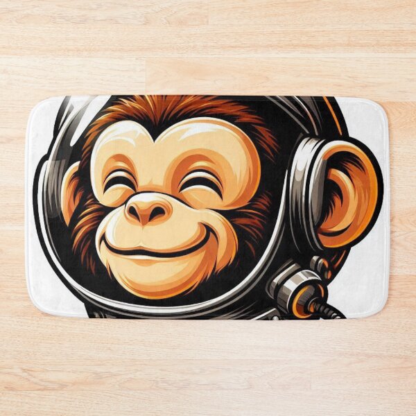Item preview, Happy space Monkey Jack designed and sold by KingCuppaDigitalArt.
