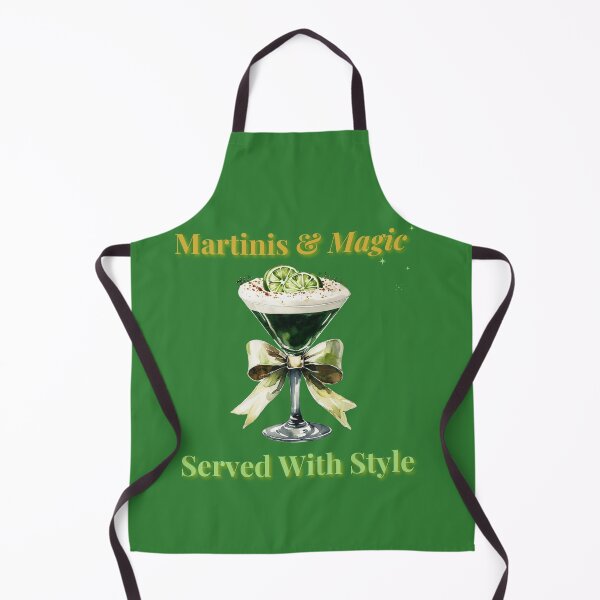 Item preview, Martinis & Magic – Served With Style Elegant Cocktail Lover T-Shirt designed and sold by TeesByOquad.