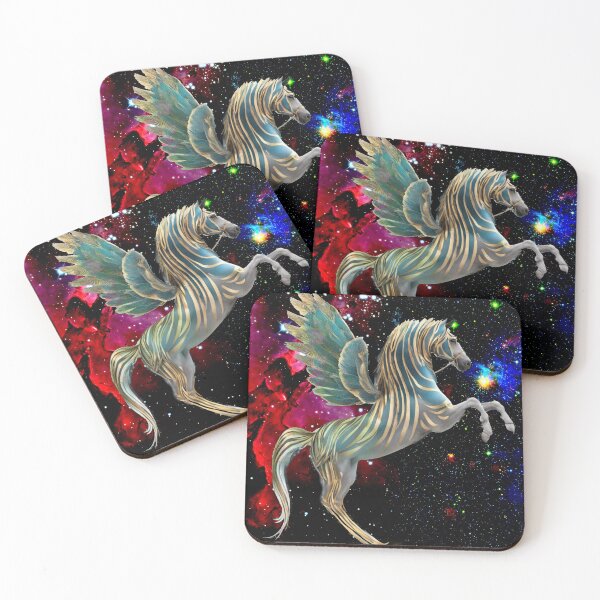 Item preview, A golden Pegasus in the galaxy designed and sold by Helios Be. Lavsh.