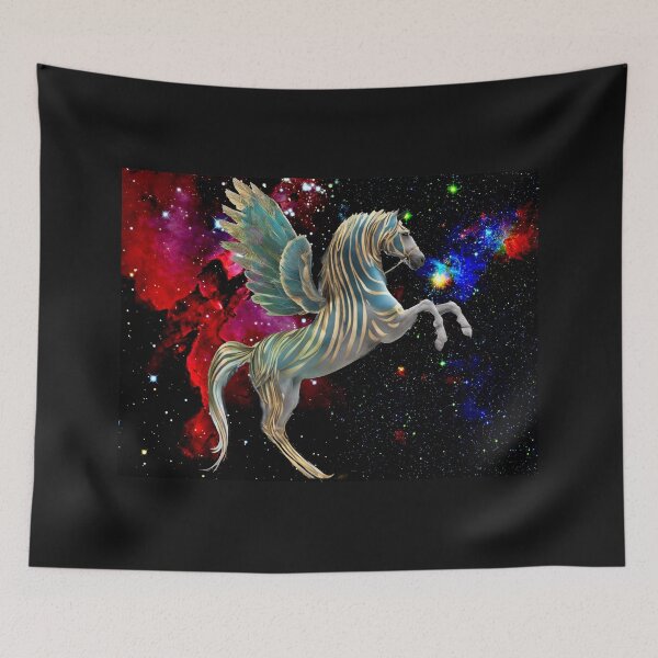Item preview, A golden Pegasus in the galaxy designed and sold by Helios Be. Lavsh.