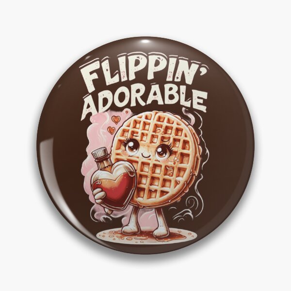 Item preview, Flippin’ Adorable - Cute Waffle Breakfast T-Shirt designed and sold by TeesByOquad.