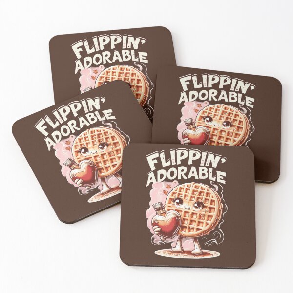 Item preview, Flippin’ Adorable - Cute Waffle Breakfast T-Shirt designed and sold by TeesByOquad.
