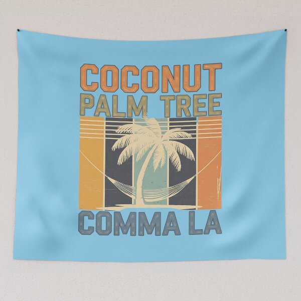 Item preview, Coconut Palm Tree – Tropical Retro Beach Vibes designed and sold by TeeGrit.