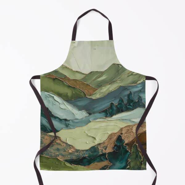 Item preview, Mountain Dreams in green and blue designed and sold by Forest Aura Vibes.