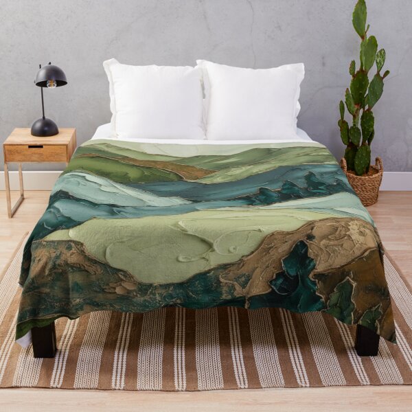 Item preview, Mountain Dreams in green and blue designed and sold by Forest Aura Vibes.
