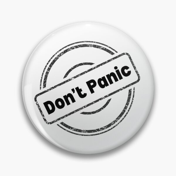 Item preview, Don't Panic Sign designed and sold by Nutgraf.