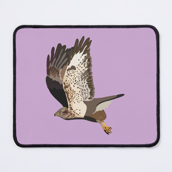 Item preview,  C is for Common Buzzard ,Common Buzzard – Majestic European Bird of Prey Illustration designed and sold by PrettylittlepastelUk.