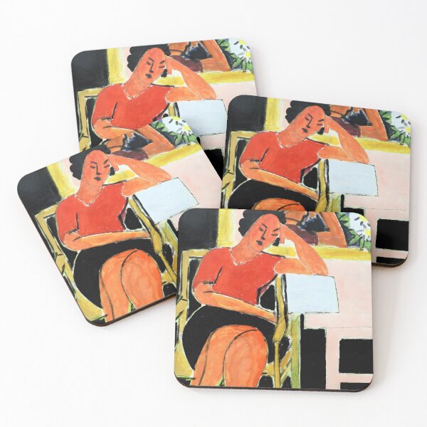 Item preview, Henri matisse - lettrice su sfondo nero 1939 designed and sold by irynaartbyim.