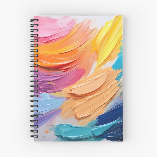 Aperçu de l'œuvre Symphonie de coups de pinceau pastel – Art abstrait texturé créée et vendue par Patternair.