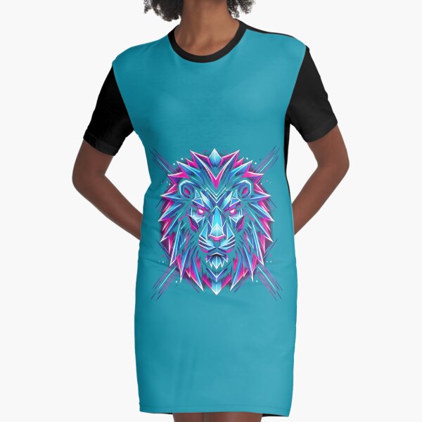 Item preview,   Neon Cyber Lion - Futuristic Geometric Design 2 sticker gift  designed and sold by jaharek.