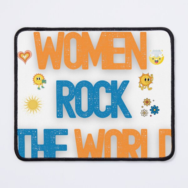 Item preview, "Fearless Femmes Rocking the World, One Beat at a Time She Rocks: Unleashing Power and Passion Empowered Women designed and sold by NadeenInspires.