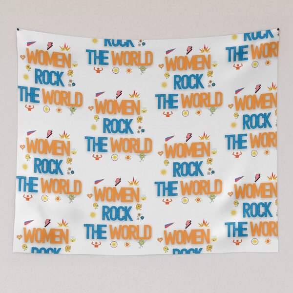 Item preview, "Fearless Femmes Rocking the World, One Beat at a Time She Rocks: Unleashing Power and Passion Empowered Women designed and sold by NadeenInspires.