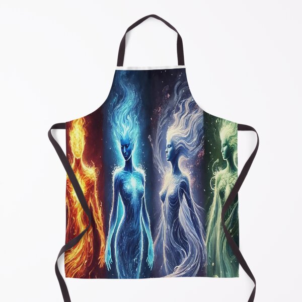 Item preview, Elemental Goddesses: Fire, Water, Air & Earth designed and sold by AbstractAnom.