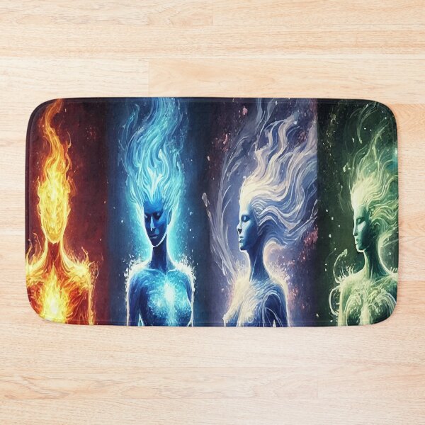 Item preview, Elemental Goddesses: Fire, Water, Air & Earth designed and sold by AbstractAnom.