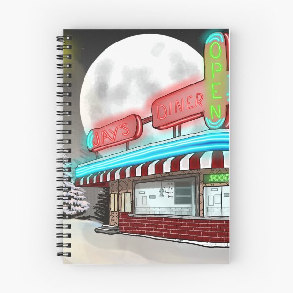 Aperçu de l'œuvre Diner au néon créée et vendue par OutJsWindow.