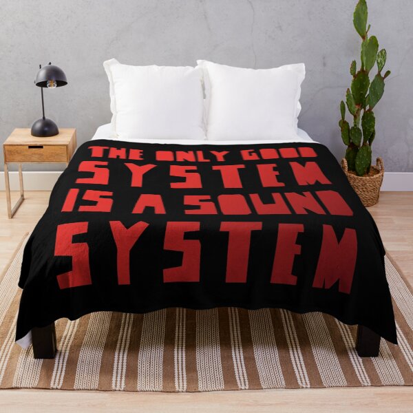 Item preview, The Only Good System is a Sound System RED Version, electronic vibes designed and sold by parissiArt.