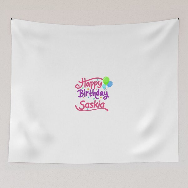 Item preview, Happy Birthday Saskia designed and sold by PM-Names.