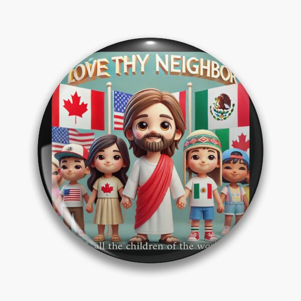 Item preview, "Love Thy Neighbor – Unity Across Borders" designed and sold by MySheetMusicArt.